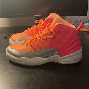 Air Jordan 12 Racer Pink Hot Punch Bright Mango